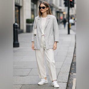 COS Light Gray Women's Blazer Size 12